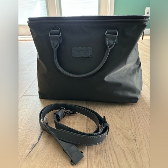 Lipault Paris dual handle gray bag - Picture 4 of 10